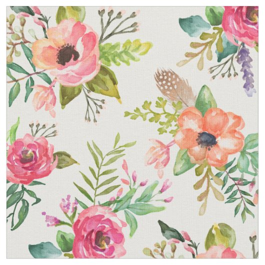 Boho Floral | Stoff (Nahaufnahme)