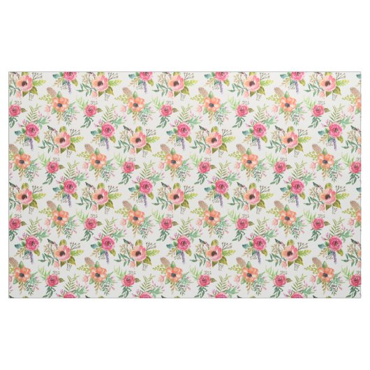 Boho Floral | Stoff (Fat Quarter (45,7 x 55,9 cm))