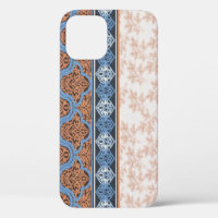 Boho Floral Streifen: Ethnische Nahtlose Sammlung