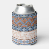 Boho Floral Streifen: Ethnische Nahtlose Sammlung Dosenkühler (Kanne Vorderseite)