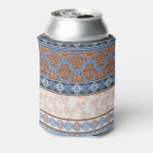 Boho Floral Streifen: Ethnische Nahtlose Sammlung Dosenkühler (Kanne Rückseite)