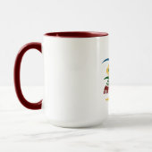 Boho Floral Tasse | Handgezeichnete Vibes (Links)
