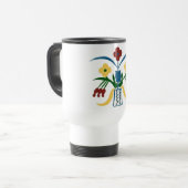 Boho Floral Tasse | Handgezeichnete Vibes (Vorderseite Links)