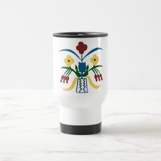 Boho Floral Tasse | Handgezeichnete Vibes (Mittel)