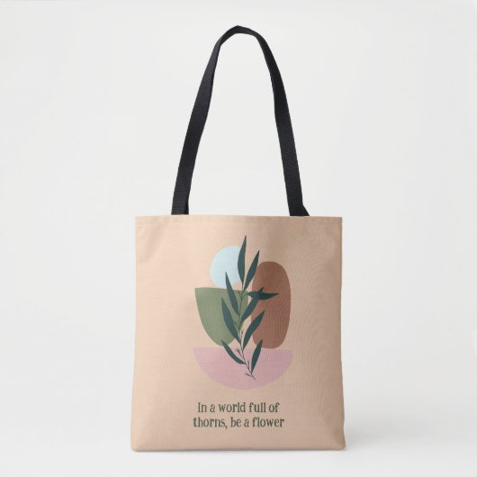 Boho Floral Tote Bag - Efforless Style Tasche (Vorderseite)