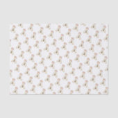 Boho Floral Tribal Teepee Girl Seidenpapier (Vorderseite)