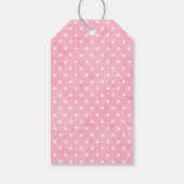 Boho Floral Tribal Teepee Wild 1 1. Geburtstag Geschenkanhänger (Rückseite)