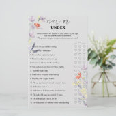 Boho Floral über oder unter Brautparty (Stehend Vorderseite)