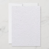 Boho Floral und Botanisches Brautparty Einladung (Rückseite)