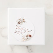 Boho Floral Vielen Dank Baby Dusche Geschenkmarken Geschenkanhänger (Beispiel)