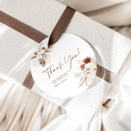 Boho Floral Vielen Dank Baby Dusche Geschenkmarken Geschenkanhänger