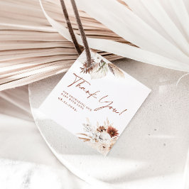 Boho Floral Vielen Dank Baby Dusche Geschenkmarken Geschenkanhänger