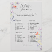 Boho Floral, was ist in deinem Geldbörsenspiel (Vorderseite)