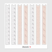 Boho Floral Washi Tape Planner Aufkleber (Blatt)