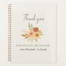 Boho Floral Watercolor Lehrer Vielen Dank