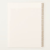 Boho Floral Watercolor Lehrer Vielen Dank Planer (Rückseite)