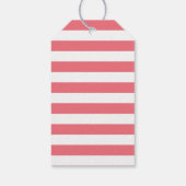 Boho Floral Watercolor Rote Rosen | Hochzeit Geschenkanhänger (Rückseite)