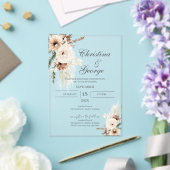 Boho Floral Wedding Acrylic Invitation Acryleinladungen (In Situ (Hochzeit))