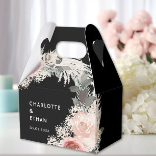 Boho Floral Wedding Box Geschenkboxen Geschenkschachtel