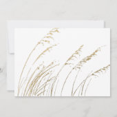 Boho Floral Wedding Danke-Card | Terracotta Einladung (Rückseite)