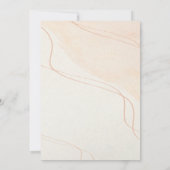 Boho Floral Wedding Einladung (Rückseite)