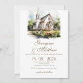 Boho floral wedding einladung (Vorderseite)