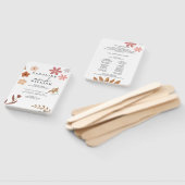 Boho Floral Wedding Fächer (Non-assembled)