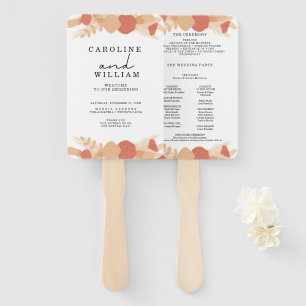 Boho Floral Wedding Fächer