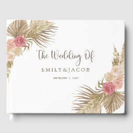 Boho Floral Wedding Gästebuch