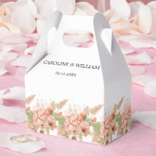 Boho Floral Wedding Geschenkschachtel