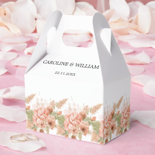 Boho Floral Wedding Geschenkschachtel (Hochzeit)
