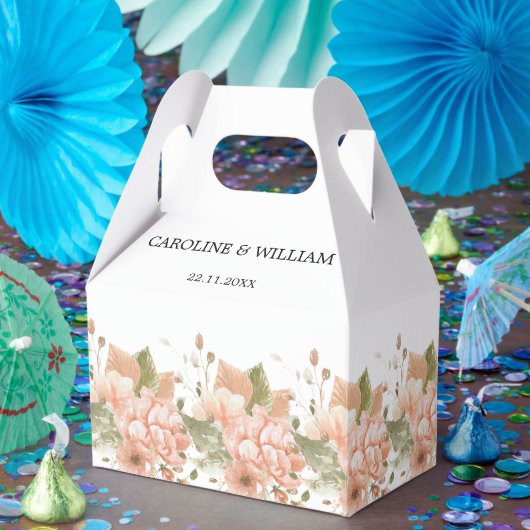 Boho Floral Wedding Geschenkschachtel (Party)