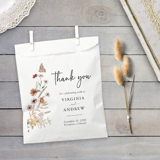 Boho Floral Wedding Geschenktütchen
