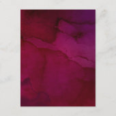 Boho Floral Wedding Guest Details Begleitkarte (Rückseite)