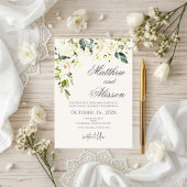 Boho Floral Wedding Invitation Einladung