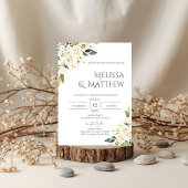 Boho Floral Wedding Invitation Einladung