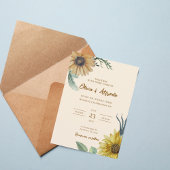 Boho Floral Wedding Invite Einladung