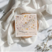 Boho Floral Wedding Napkins Serviette