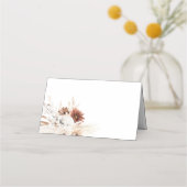 Boho Floral Wedding Platzkarten (Rückseite)