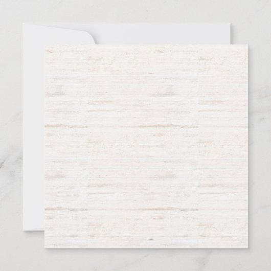 Boho Floral Wedding RSVP Flat Card (Rückseite)