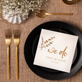 Boho Floral Wedding Serviette