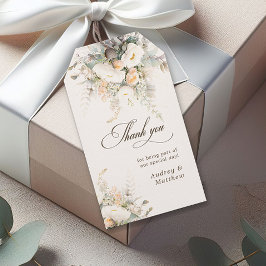 Boho Floral Wedding Vielen Dank Geschenkanhänger