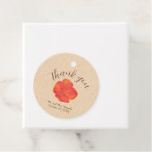 Boho Floral Wedding Vielen Dank Geschenkanhänger (Beispiel)