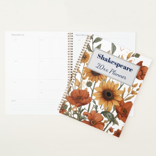 Boho Floral Weekly Planner | Terracotta Tones Planer (Anzeige)