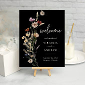 Boho Floral Welcome Wedding Poster