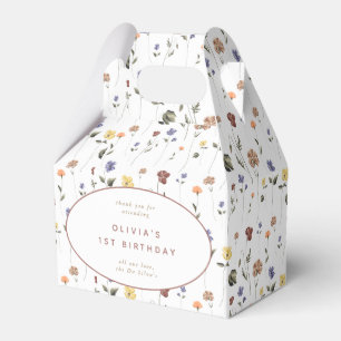 Boho Floral Wildblume   Geschenkschachtel