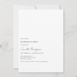 Boho Floral Wildblumen Pensionskapital Party Einladung