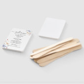 Boho Floral wildflower wedding Invitation Fächer (Non-assembled)