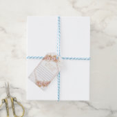 Boho Floral will Wine Tag Geschenkanhänger (Mit Garn)