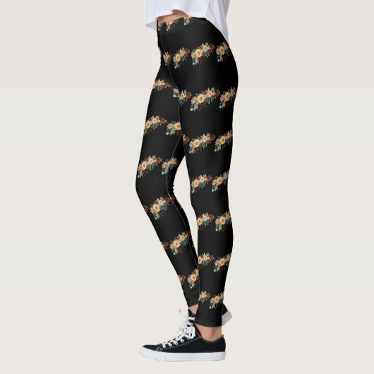 Boho Floral Women Leggings (Links)